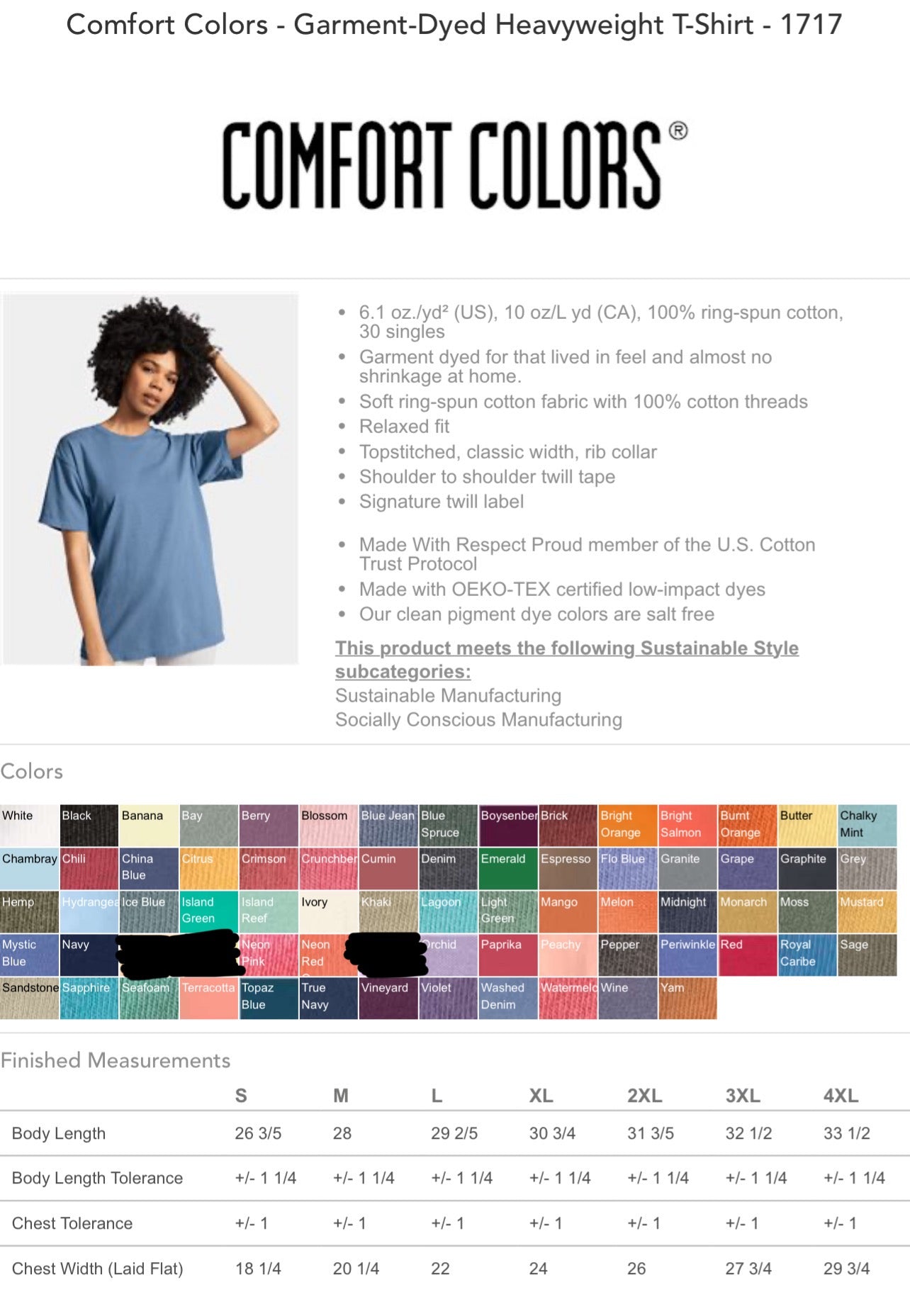 COMFORT COLORS - Tee.