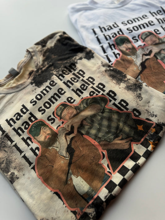 BLEACHED Hand Heart