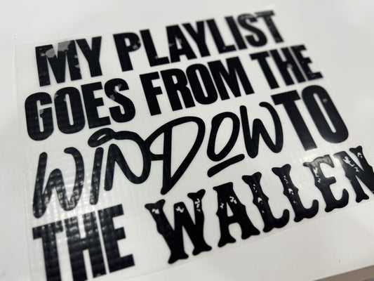 WINDOW TO THE WALLEN