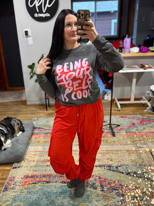BEING YOURSELF IS COOL.
