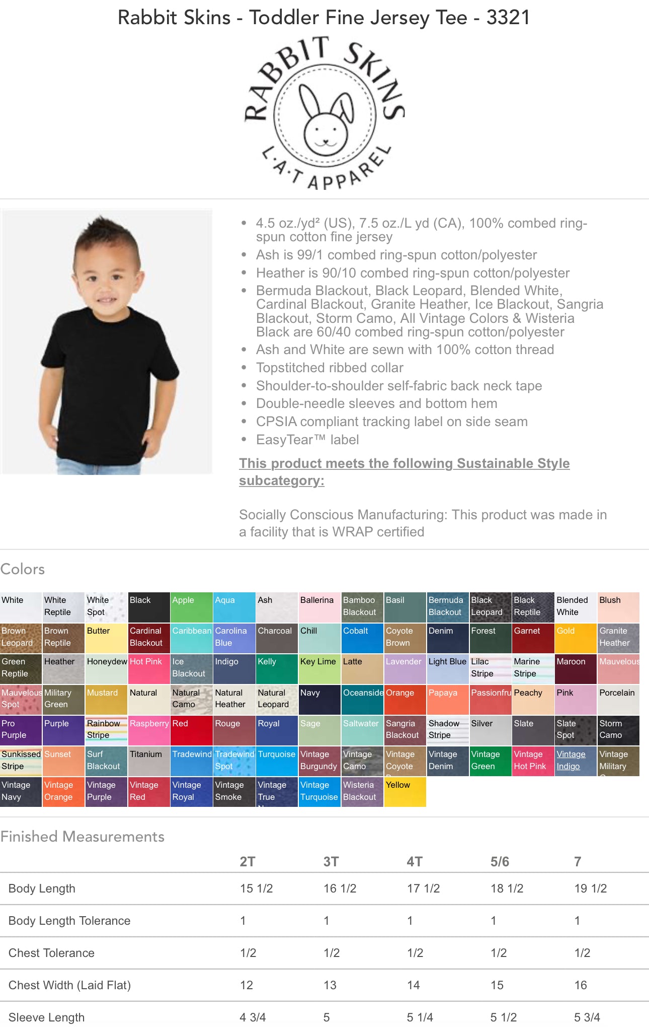 CONNER’S CREW. T-Shirt.