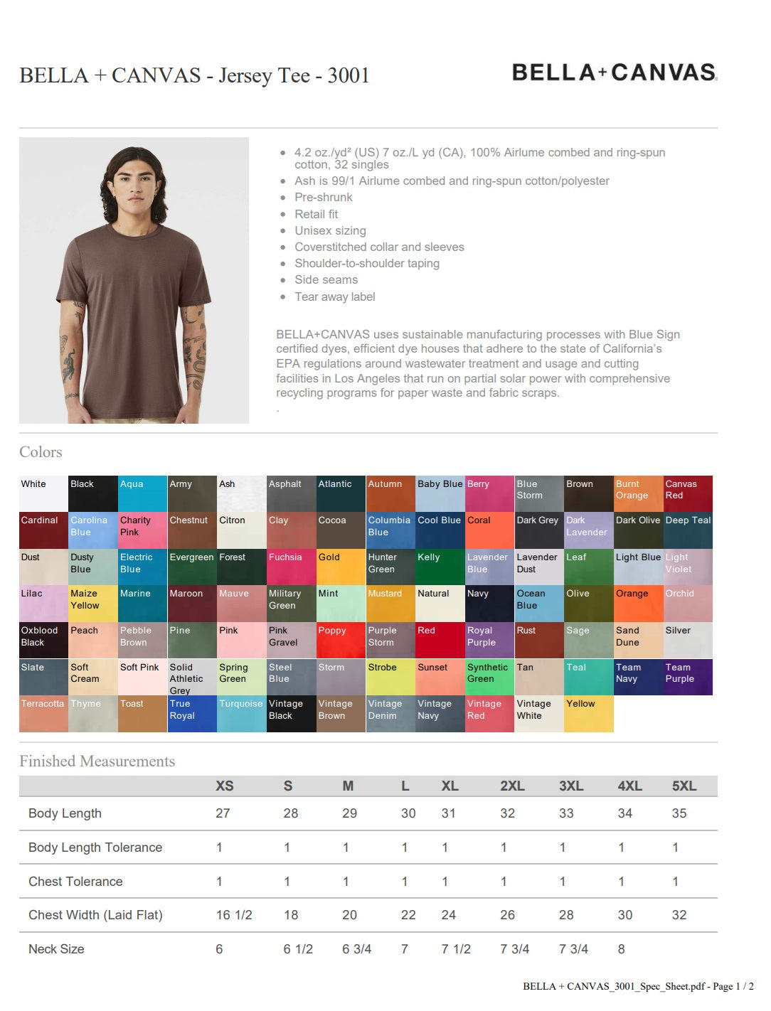 BELLA+CANVAS. TSHIRT. AWAKE.