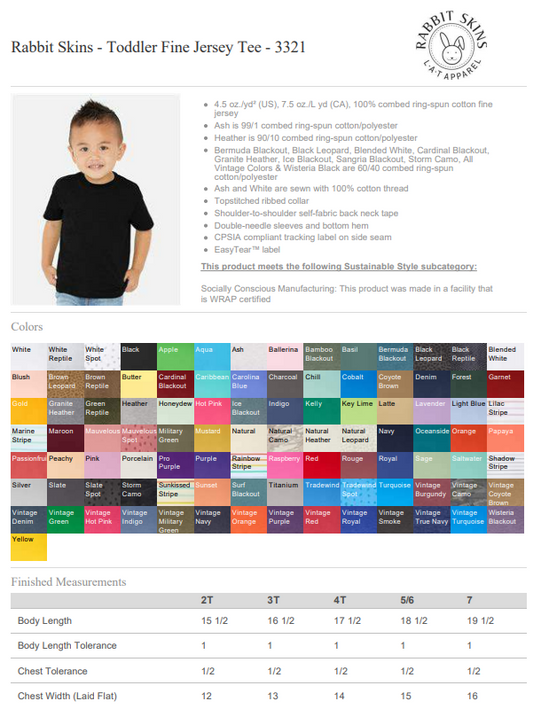 TODDLER. ANY DESIGN.
