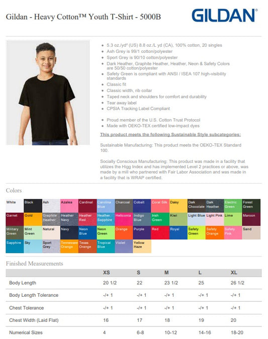 YOUTH GILDAN - Tee.