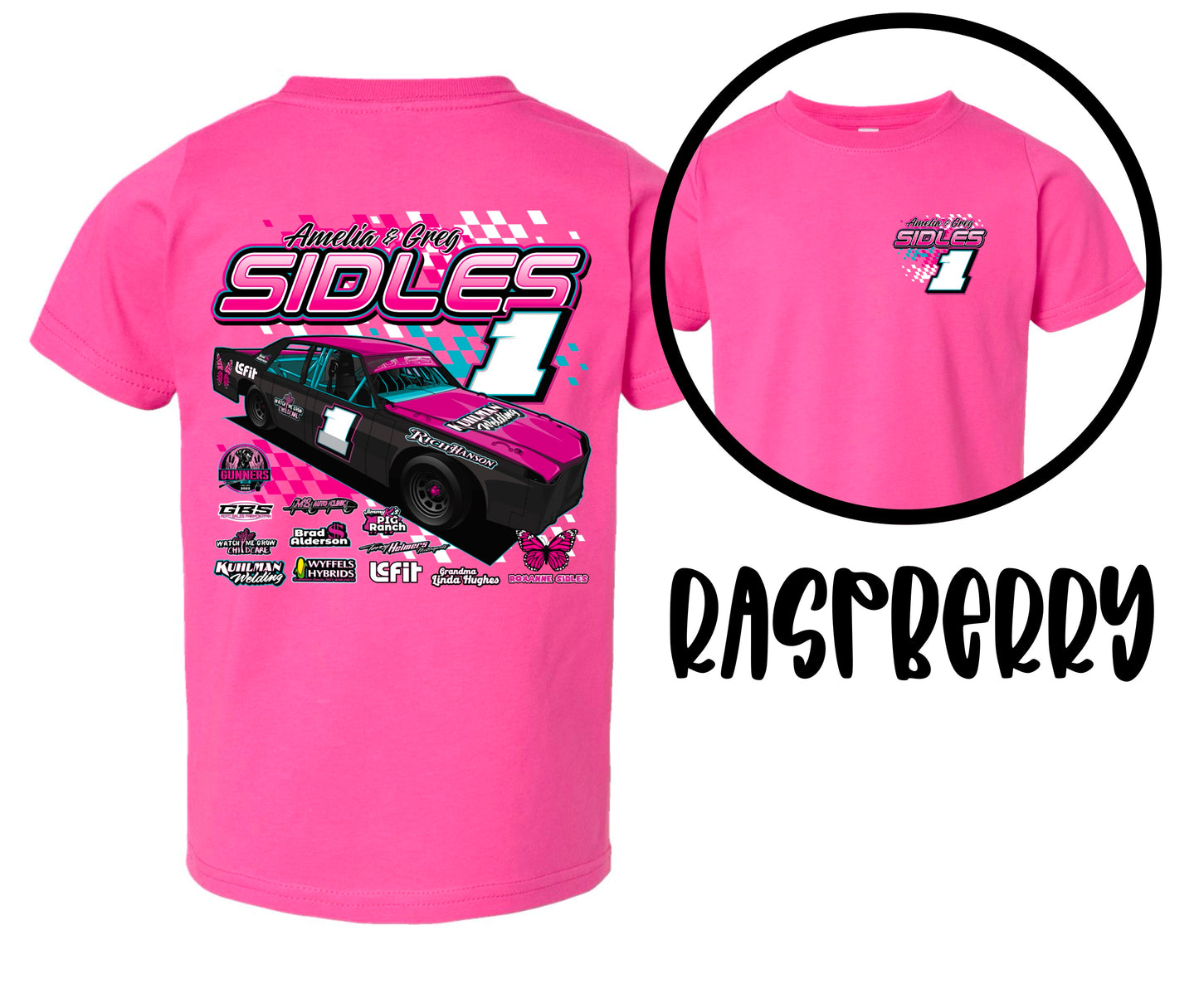 SIDLES RACING. TODDLER SIZING.