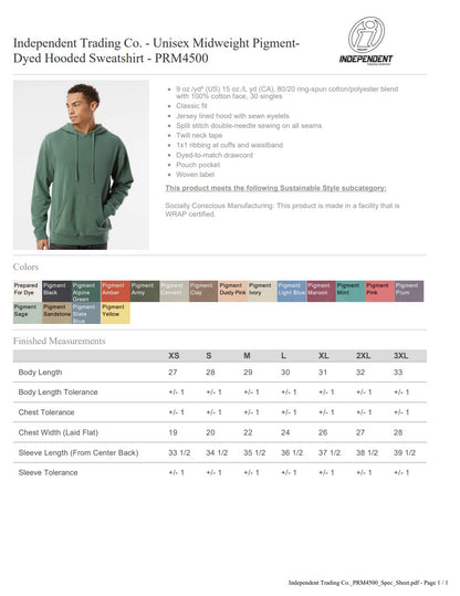 INDEPENDENT TRADING. HOODIE. AWAKE.